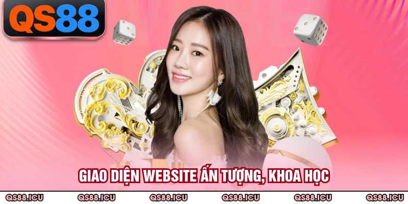Giao diện website ấn tượng, khoa học