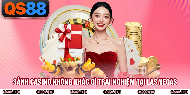 Sảnh casino không khác gì trải nghiệm tại Las Vegas